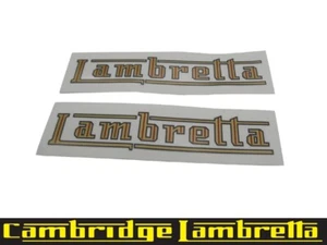 Pegatinas para tanque de combustible Lambretta - C, D, E, F - Imagen 1 de 2