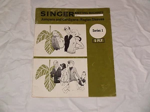 KNITTING MACHINE PATTERN BOOK SINGER SERIES 1 5PLY SEE PHOTOS - Picture 1 of 2