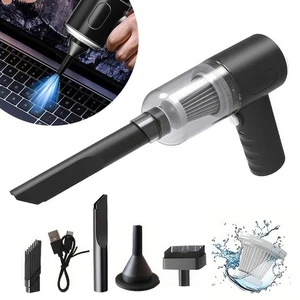 Aspiradora Inalámbrica Recargable Coche Portátil Mini Alimentación Succión USB - Imagen 1 de 17