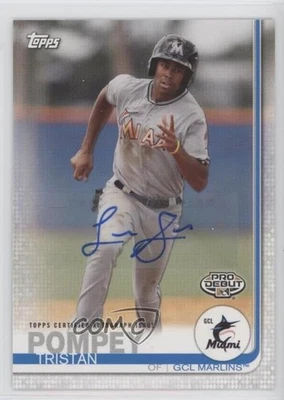 2019 Topps Pro Debut Auto Tristan Pompey #174 Auto - Image 1 of 2