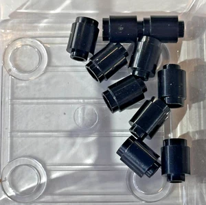 Lego Stein, rund 1 x 1 3062, schwarz, Stck 10 kostenloser Versand - Bild 1 von 1