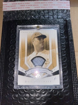 2004 SP Legendary Cuts - Don Drysdale Game Worn Jersey 1 Of 1 - Image 1 of 3