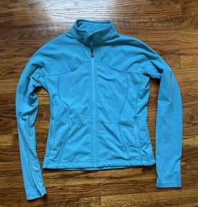 Lululemon Athletica Damenjacke Größe 12 blau durchgehender Reißverschluss BESCHREIBUNG LESEN - Bild 1 von 12