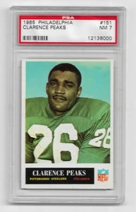 1965 Philadelphia #151 Clarence Peaks PSA 7 Steelers - Picture 1 of 2