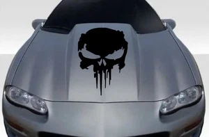 12" to 30" Large Distressed Punisher Skull Decal Sticker Vinyl Car Truck - SK7 - Picture 1 of 2