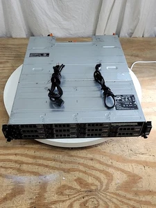 Dell PowerVault MD1200 E03J 12-Bay DAS Storage Array 3.5" SEE NOTES - Picture 1 of 10