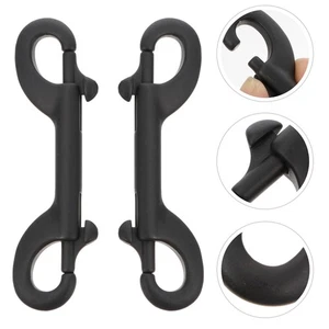2 Pezzi Clip Gancio Trigger Doppia Estremità Gancio a Scatto Lungo Clip Resistente - Foto 1 di 12