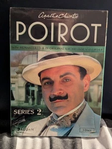 Agatha Christie's Poirot Series 2 DVD Set New Sealed - Imagen 1 de 2