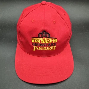Westward Ho Grubstake Jamboree Snapback Mütze rot OS bestickt Vintage - Bild 1 von 6