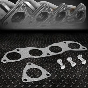FOR 06-11 HONDA CIVIC SI 2.0L ALUMINUM EXHAUST MANIFOLD HEADER GASKET SET+BOLTS - Bild 1 von 6