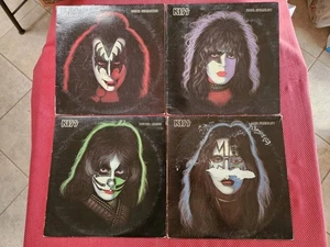 4 KISS Solo Vinyl LPS/Simmons,Frehley,Criss,Stanley/1978 Casablanca-READ!! - Picture 1 of 15