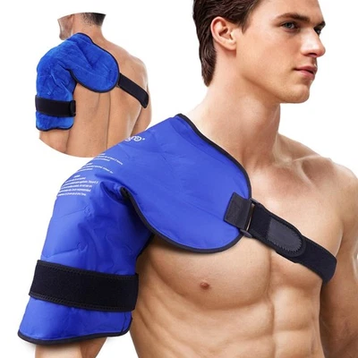 Shoulder Ice Pack Rotator Cuff - Reusable Cold Therapy Wrap Shoulder Brace fo... - Image 1 of 4