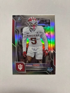 2025 Bowman Chrome U Football - D'ANGELO PONDS Refractor - Indiana Hoosiers - Picture 1 of 1