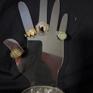 Lote Mixto de 4-🆕Anillos Paparazzi-Espalda Estirada-Vestir/Disfraz Joyería (Lote de 4) 11 - Imagen 1 de 7