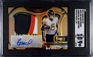 2024 Panini Select - Rome Odunze RPA Bronze Prizm 1/49 Rookie Auto Perfect Patch - Picture 1 of 2