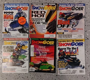 1998 Snow Goer Magazines Lot Of 6 Snowmobile Magazines - Imagen 1 de 2