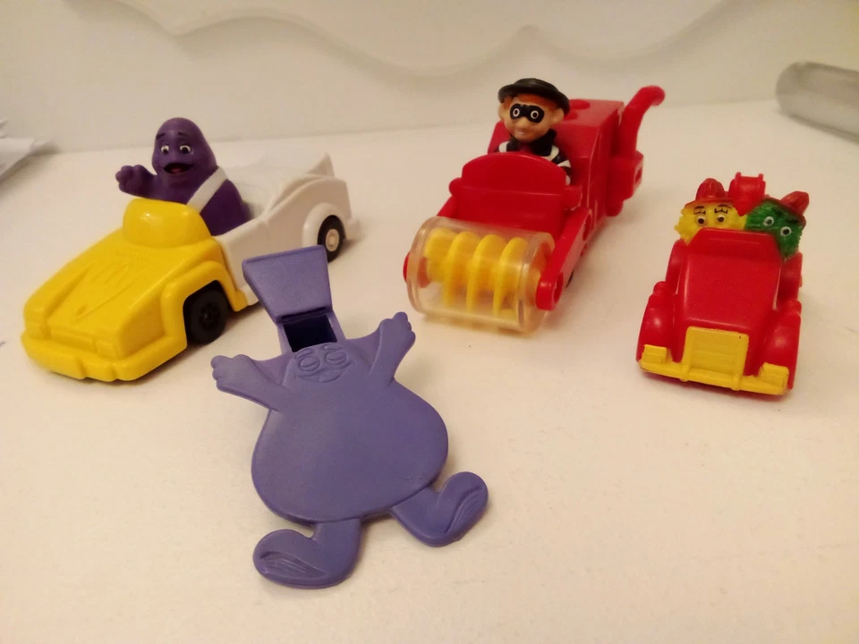 Lot de 4 jouets Mcdo Mc Donald's vintage années 90 - Photo 1/4
