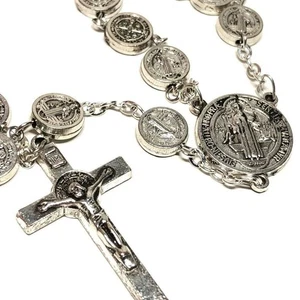 Rosario de San Benito - Exorcismo - Bendecido por el Papa León XIV - Imagen 1 de 9