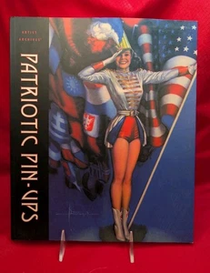 Patriotic Pin-ups (2002) 14 Vintage Style Pin-up Art Poster Book - Picture 1 of 13