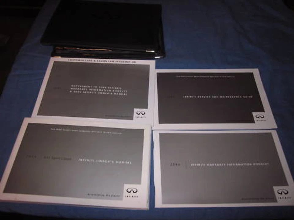 2004 Infiniti G35 Sport Coupe Owners Manual USUARIO Juego - Imagen 1 de 1