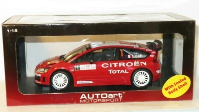 1/18 Citroen C4 WRC  Total  Winner Rallye Monte Carlo 2007 #1  S.Loeb / D.Elena - Image 1 of 4
