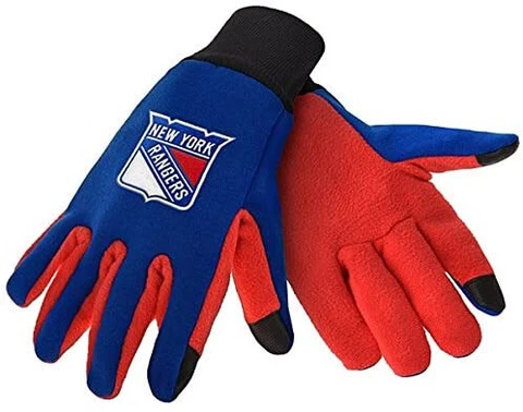 New York Rangers Texting Gloves NEW One Size Fits Most FOCO Cover