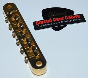 Gibson Les Paul Bridge Nashville Gold Guitar Parts Custom SG API ES Project V T - Picture 1 of 3