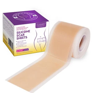 Narbenpflaster Silikonpflaster Narben Reduktion Silicone Scar Sheets in 5 Größen - Bild 1 von 53