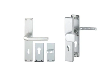 Hoppe Birmingham Langschild Garnitur F1 Varianten BB / PZ / WC / SCHUTZ TÜRGRIFF - Bild 1 von 4