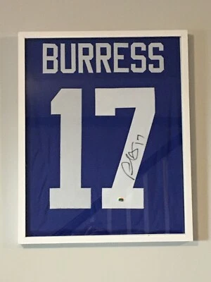 Plaxico Burress Signed/Framed New York Giants Custom Jersey. (RSA) - Image 1 of 4