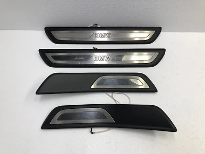 13 14 15 BMW F06 640i 650i Gran Coupé Juego de placas de umbral de puerta delantera trasera 1486 OEM Foto 1 de 4