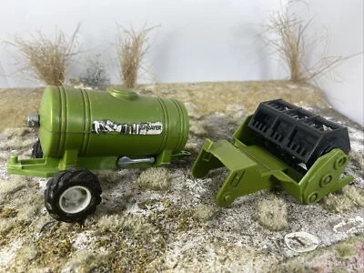 New Ray Country Life FARM Farmer Hay Harvester Mill Sprayer Trailer& Implements￼ - Image 1 of 4