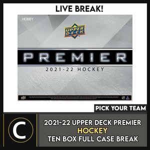 2021-22 UPPER DECK PREMIER HOCKEY 10 BOX BREAK #H3025 -Vancouver Canucks