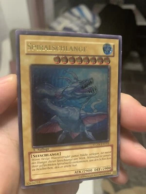 Yugioh Spiral Serpent Ston-en003 ultimate rare german misprint hot! - Image 1 of 4