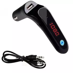 Portable Car Bluetooth FM Transmitter Radio Handsfree MP3 Player/USB Charger B - Picture 1 of 4