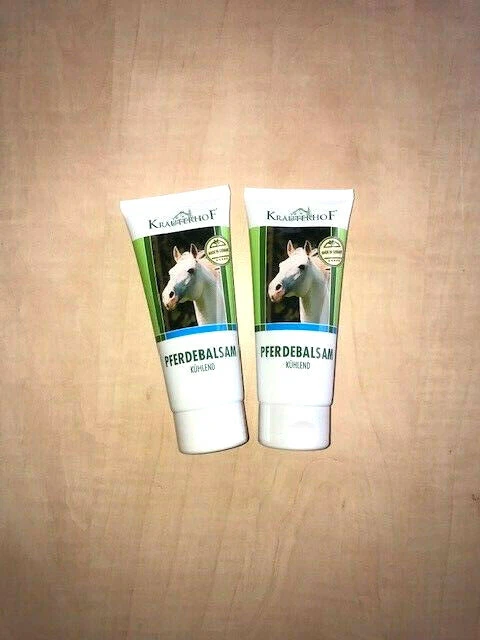 47,-€/l Kräuterhof® Pferdebalsam kühlend 2 x 100ml Tube Massage Gel
