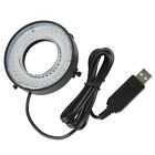NEW Microscope 72 LED Ring Light USB 5V Adjustable Focus Dimmer Illuminator Lamp