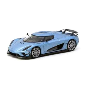 Tarmac Works 1:64 Diecast Model Car Koenigsegg Regera Light Blue Metallic - Picture 1 of 3