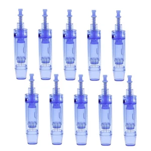 10Pcs Blue 12Pins Cartridge Micro Needle Tips Head for A1 Micro-needle Pen - Picture 1 of 5
