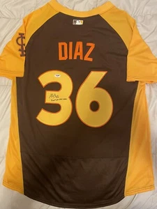 Aledmys Diaz Autographed Signed 2016 All Star Jersey St. Louis Cardinals PSA COA - Picture 1 of 5