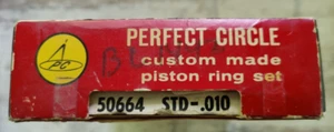Perfect Circle 50664 STD Piston Ring Set 1965-72 Ford 240 300 6 cylinder 4" Bore - Picture 1 of 2