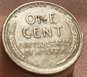 1941 (kein Münzzeichen) Weizenpfennig Stempelbruch oder Chipfehler? Reverse (N In One) E & P - Bild 1 von 3