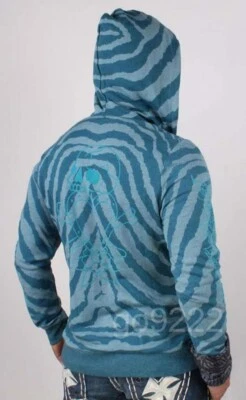 NWT-Authentic Men's Ed hardy Slim fit Skull Hood Hooded Jacket Size S - Image 1 of 4