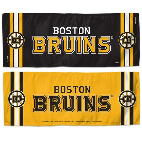 Boston Bruins 12x30 Cooling Towel [NEW] NHL Wrap Cold Cool Hot Cover