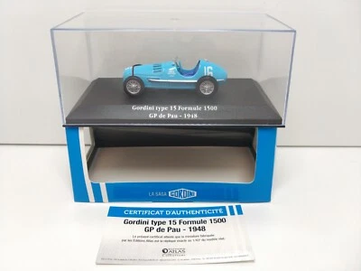 Éd. Atlas - Gordini Type 15 Formule 1500 1948 - GP de Pau - Photo 1/4
