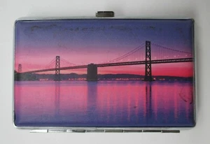 QBOT Golden gate bridge BUSINESS CARD HOLDER wallet purse accessory  - Picture 1 of 6