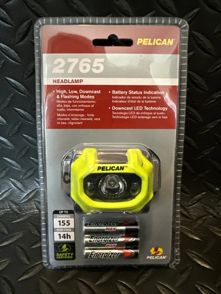 Pelican 2765 LED Headlight Gen. 2 - Yellow - Image 1 of 2