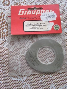 A388 Graupner 522/6 Decorative Self-Adhesive Ribbon 1.5Mm On 16.5 Meters For RC - Picture 1 of 2
