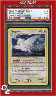 Great Encounters 11 Togekiss Holo PSA 7 - Image 1 of 2