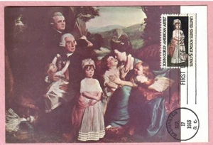 US # 1273 Künstler John Singleton Copley Colorano Maxi Karte - ich kombiniere S/H - Bild 1 von 1